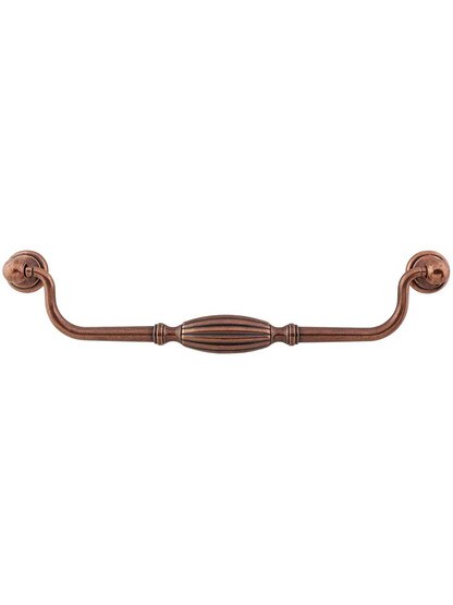 Tuscany Drop Pull - 8 13/16 inch Center-to-Center in Old English Copper.